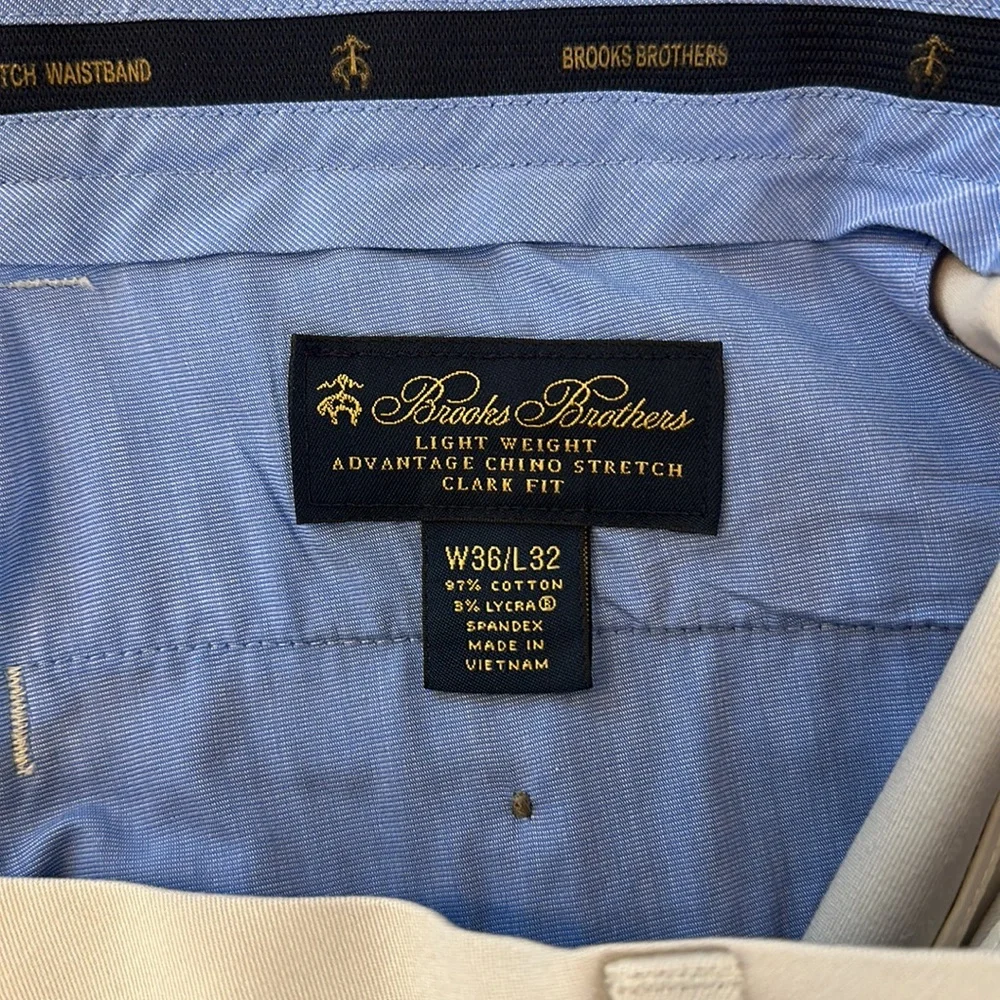 Brooks Brothers lightweight Advantage Chino Clark fit - Picture 5 of 5